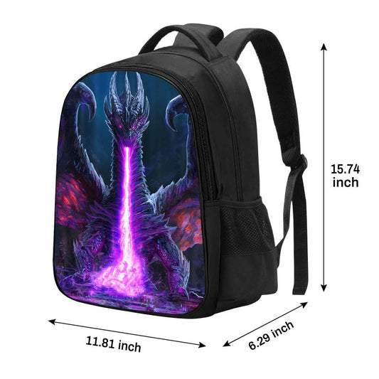 15.7 Inches Kids Dragon Backpack  Kindergarten Elementary School Book Bag