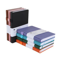 A5 Notebook Printed A5 Business Lined Journals Notebook PU Leather Hardcover Notebooks