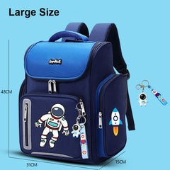 Astronaut Print School Bag Backpack iddle School Elementary Bookbag Schoolbag