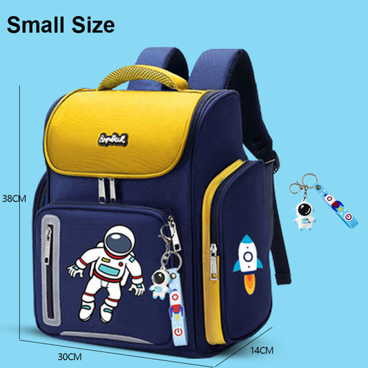 Astronaut Print School Bag Backpack iddle School Elementary Bookbag Schoolbag