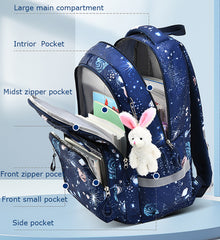 Elementary Children School Bags Large Capacity Orthopedic Backpack