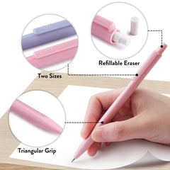 Cute Mechanical Pencil Set Aesthetic Mechanical Pencils for Girls Writing