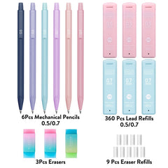 Cute Mechanical Pencil Set Aesthetic Mechanical Pencils for Girls Writing