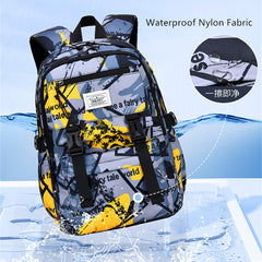 Elementary Student School Bags Large Capacity Lightweight Waterproof Backpack