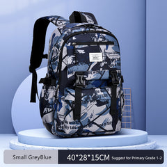 Elementary Student School Bags Large Capacity Lightweight Waterproof Backpack