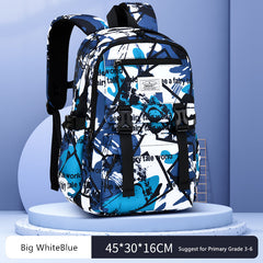 Elementary Student School Bags Large Capacity Lightweight Waterproof Backpack