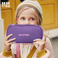 Kids Pencil Bag Polyester Zipper Pencil Pouch School Stationery Organizer For Girls