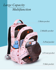 Printed Backpack Large Schoolbag Primary School Student School Backpack Schoolbag