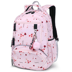 Printed Backpack Large Schoolbag Primary School Student School Backpack Schoolbag