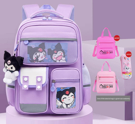 Cartoon Anime Waterproof Backpack Large Capacity SchoolBag 3pcs Set