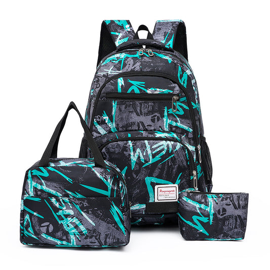 Waterproof Orthopedic Children Schoolbag 3pcs Set Primary School Backpack